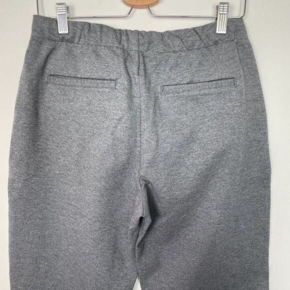 Everlane The Dream High Rise Pintuck Pull On Knit Work Pant Heathered Gray XS - Picture 5 of 11